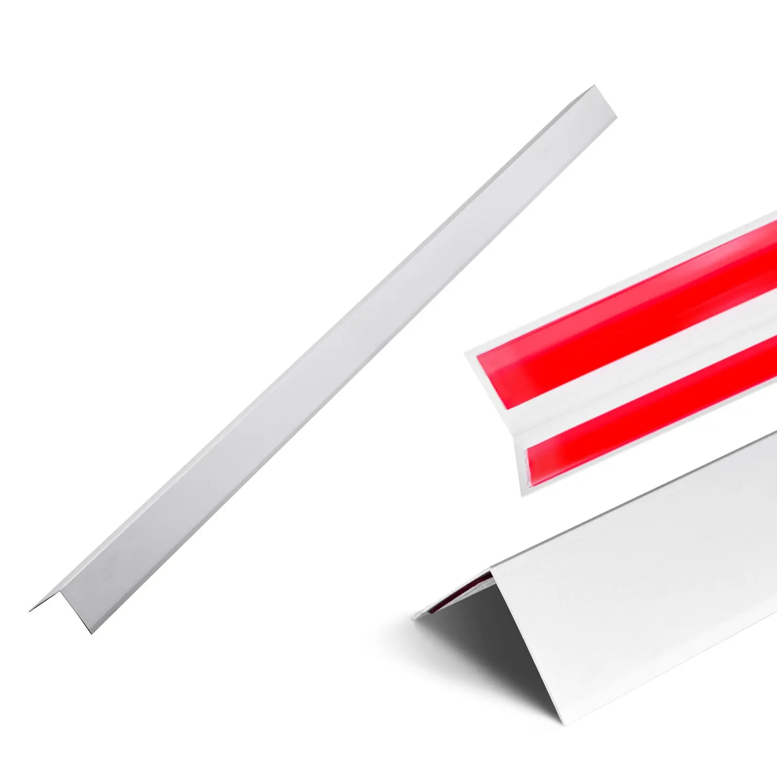 【DealsForYouDays】VEVOR Alluminum Alloy Wall Corner Protector, 2 x 2 x 48 inch, 12 Pack Metal Corner Guards, Edge Trim Protector 90-Degree Angle L Shape for Home,Office,Commercial Wall Protection, with 3m Tape