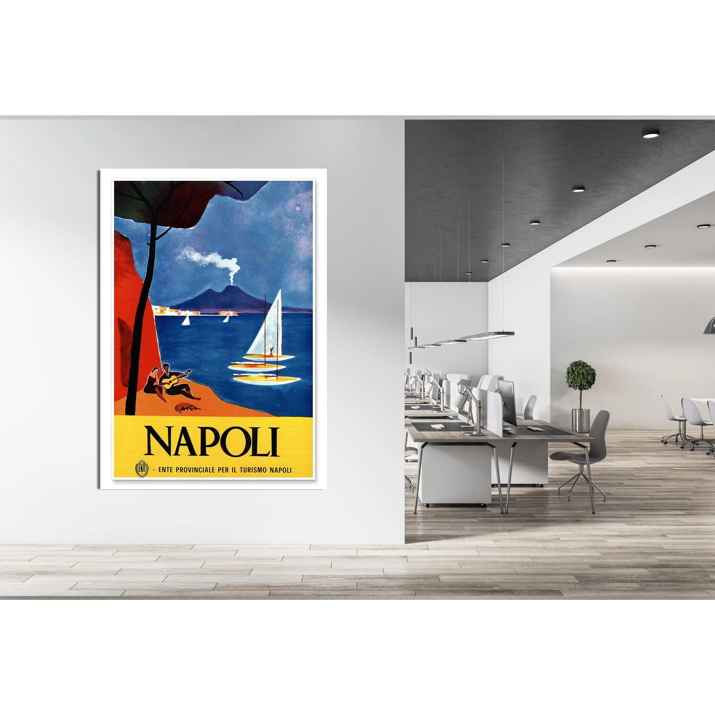 Napoli Travel Poster Download Italy Travel printable print it yourself POSTER