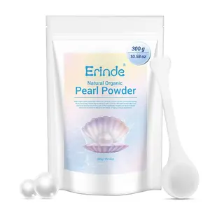 Erinde Freshwater Pearl Powder Organic, 300g 100% Natural DIY Skincare Pearl Powder for Face Mask, Cream & Lotion, Cosmetic Grade, Deep Cleansing, Anti-Aging Antioxidant Facial Mask, 10.58 OZ