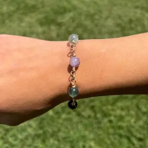 Rainbow Flourite Crystal Bracelet