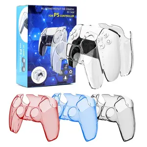 Ultra-Slim Clear Hard Case Protection for PS5 Dual Sense Controller Game – Durable Shell & Style! controllers Console Cover Net Smartphone