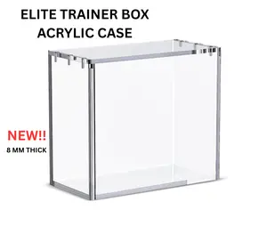 Box Guardian Acrylic ETB Box Premium 8MM Case with Enhanced UV Protection & XL Magnets For Premium Protection For Collectors Durable & Secure Protection