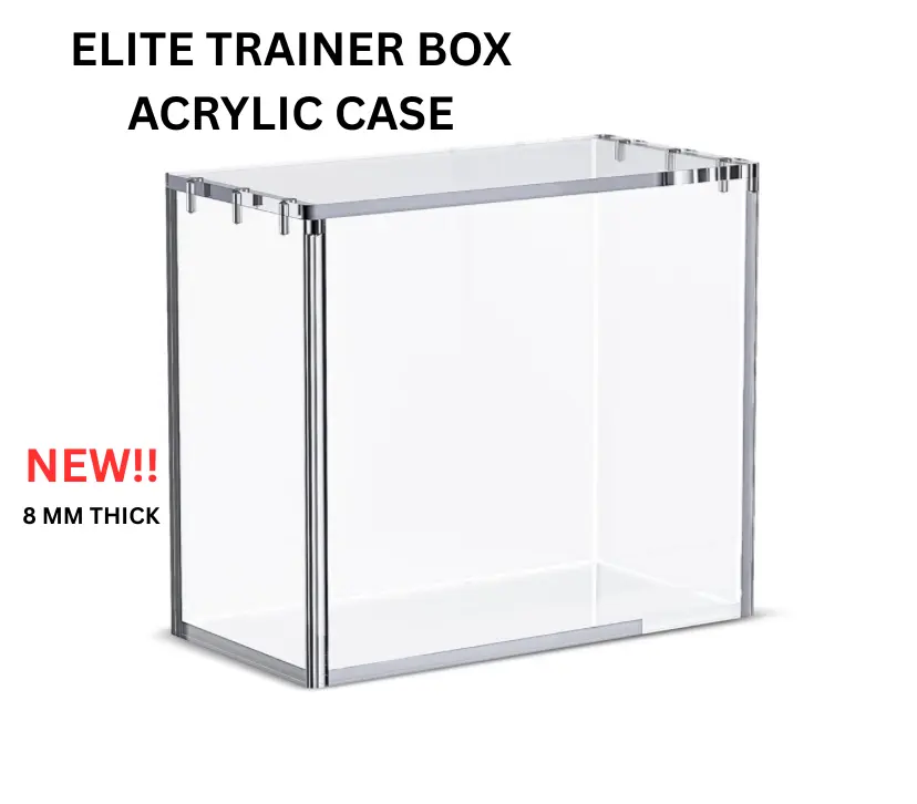 Box Guardian Acrylic ETB Box Premium 8MM Case with Enhanced UV Protection & XL Magnets For Premium Protection For Collectors Durable & Secure Protection