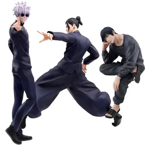 JJK Anime Figure Geto Suguru Fushiguro Toji Gojo Satou doll Combat pose style action figure Model Desktop Ornament Birthday Gift