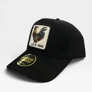 High-Quality Rooster Print Adjustable Trucker Hat - Snapback, Secure Fit, Casual Fashion Accessory, Graphic Trucker Hat, Hats Snapback