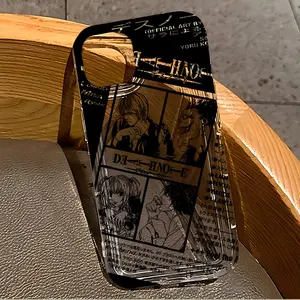 Anime D-Deaths N-Notes Phone Case, Compatible with iPhone 17/16e/16/15/14/13/12/11 Pro Max/mini/air/XR/XS/x/7/8 Plus, Soft Tpu Protective Back Cover