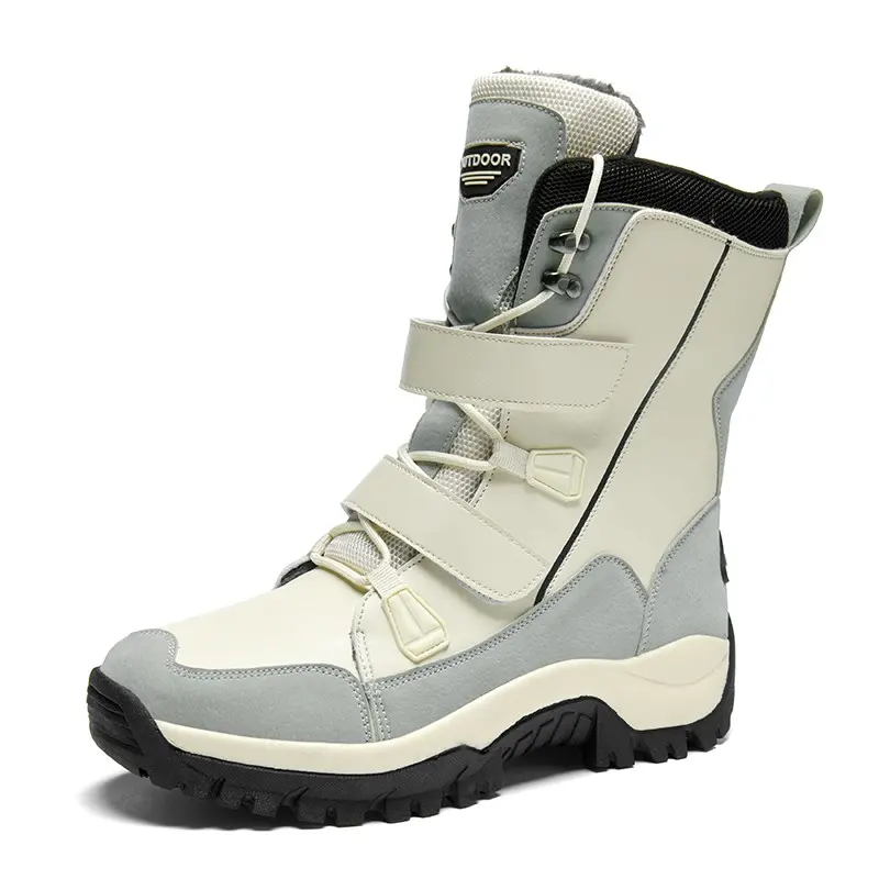 Women's Winter Snow Boots, Waterproof Outdoor Hiking Boots, Warm Anti Slip Shoes, High Top Casual Boots for Cold Weather