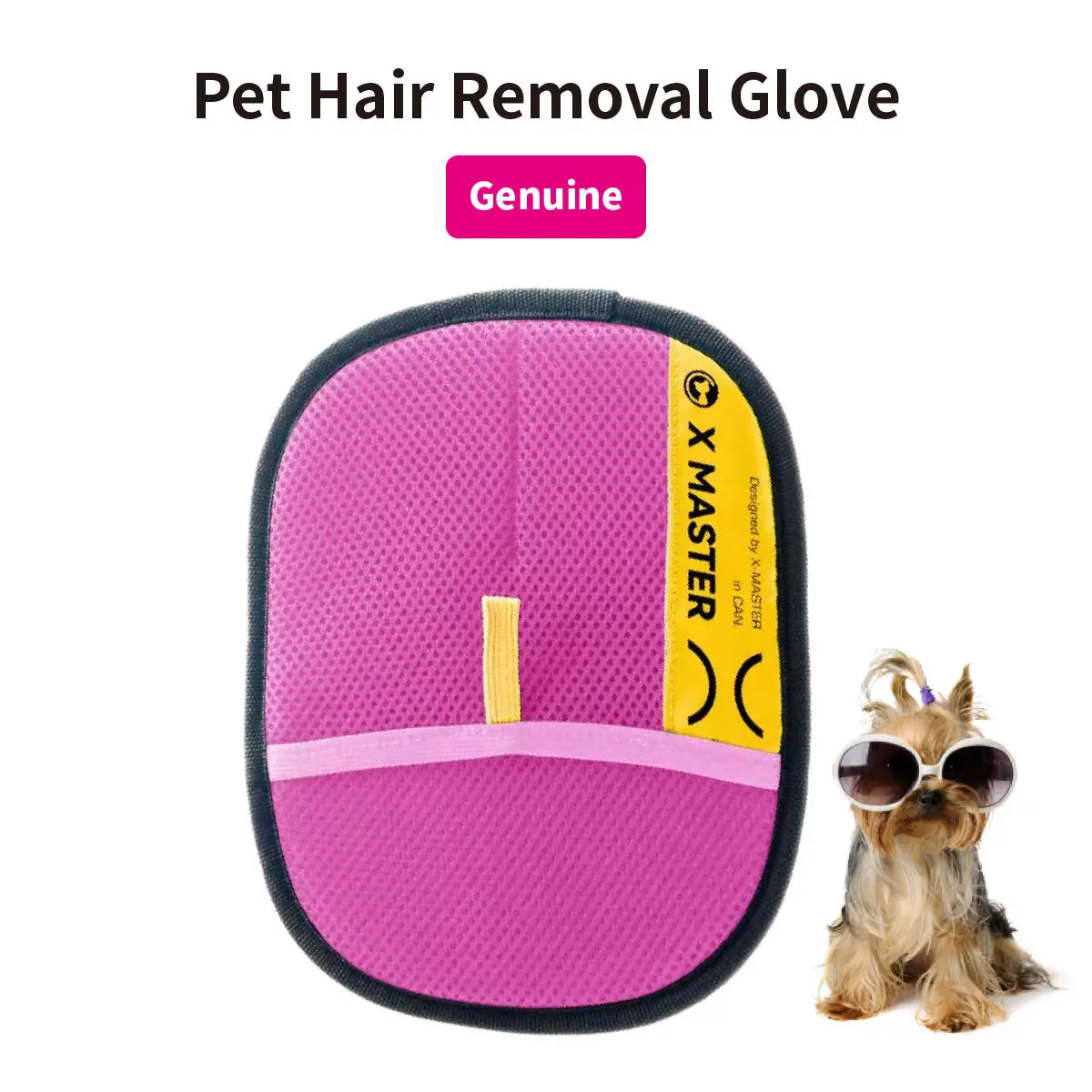 Genuine Pet Hair Remover Electrostatic Gloves, Reusable Pet Hair Removal Glove for Cats & Dogs, Premium Cat & Dog Hair Remover Mitt for Couch Furniture Carpet Car Seat, Pet Cleaning Tool for Christmas Gift Shedding Grooming Kit Deshedding Tool