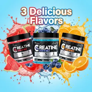 Creatine Monohydrate Gummies 5000mg for Men & Women, Gomitas de Creatina 5g Creatine Monohydrate,120 Count 0g Sugar Chewables CreatinePre-Work Out fo