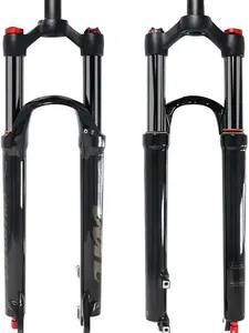 ZTZ Mountain Bike Fork,26 27.5 29 inch MTB Suspension Air Fork ，Rebound Adjust，Travel 120mm,QR 9mm，1-1/8 Straight Tube, Ultralight Mountain Bike Front Fork for XC/AM Bike