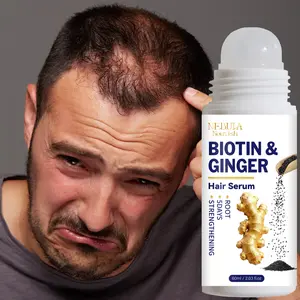 Biotin Hair Serum, Haircare for Men and Women, Scalp Nourishment, Anti-Breakage, Repair Dry Frizzy Hair, Hair Growth Moisturizing, Strengthening Hair, Nail Beard Body Use, 60ML