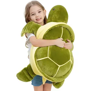 28 Inch Big Sea Turtle Stuffed Animals, Cute Giant Large Jumbo Soft Plush Toys, Ocean Green Turtle Plushie Body Pillow, Gifts for Kid Boys, Girls, Girlfriend, Birthday