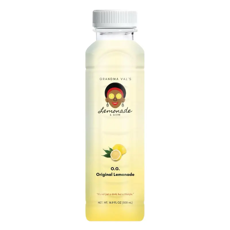 Grandma Val’s Original OG Lemonade | Fruity Refreshing Drink 16.9 oz | 6–24 Pack