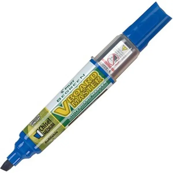 Pilot PIL43915 BeGreen Environmentally Friendly Refillable Dry-Erase Whiteboard Marker, Blue Chisel Tip, Refillable Up to 4 Times, Office Stationery Compatible with Writing & Correction Tools, Refillable Up To Four Times