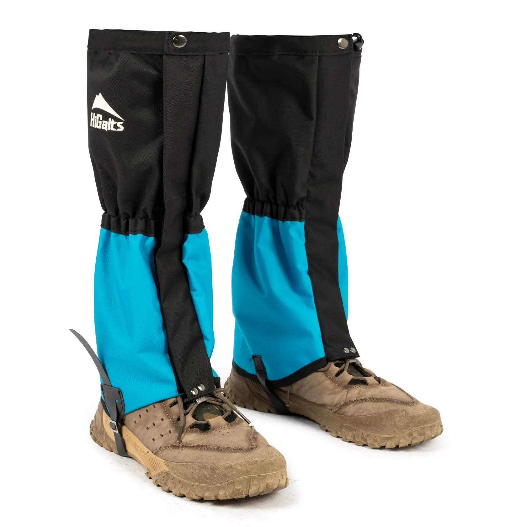 Unisex Nylon Waterproof Boot Gaiters for Unisex Wear - Adjustable TPU Straps, Snug Closure, Mud Protection, Lightweight Durable Design, Shoelace Hooks, All Seasons, Keeps Feet Dry for Hunting, Hiking, Snowshoeing