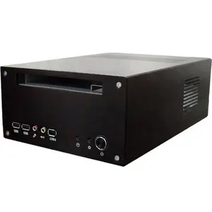 Silverstone Technology LC12B Aluminum Mini-ITX Media Center - HTPC Case - Black