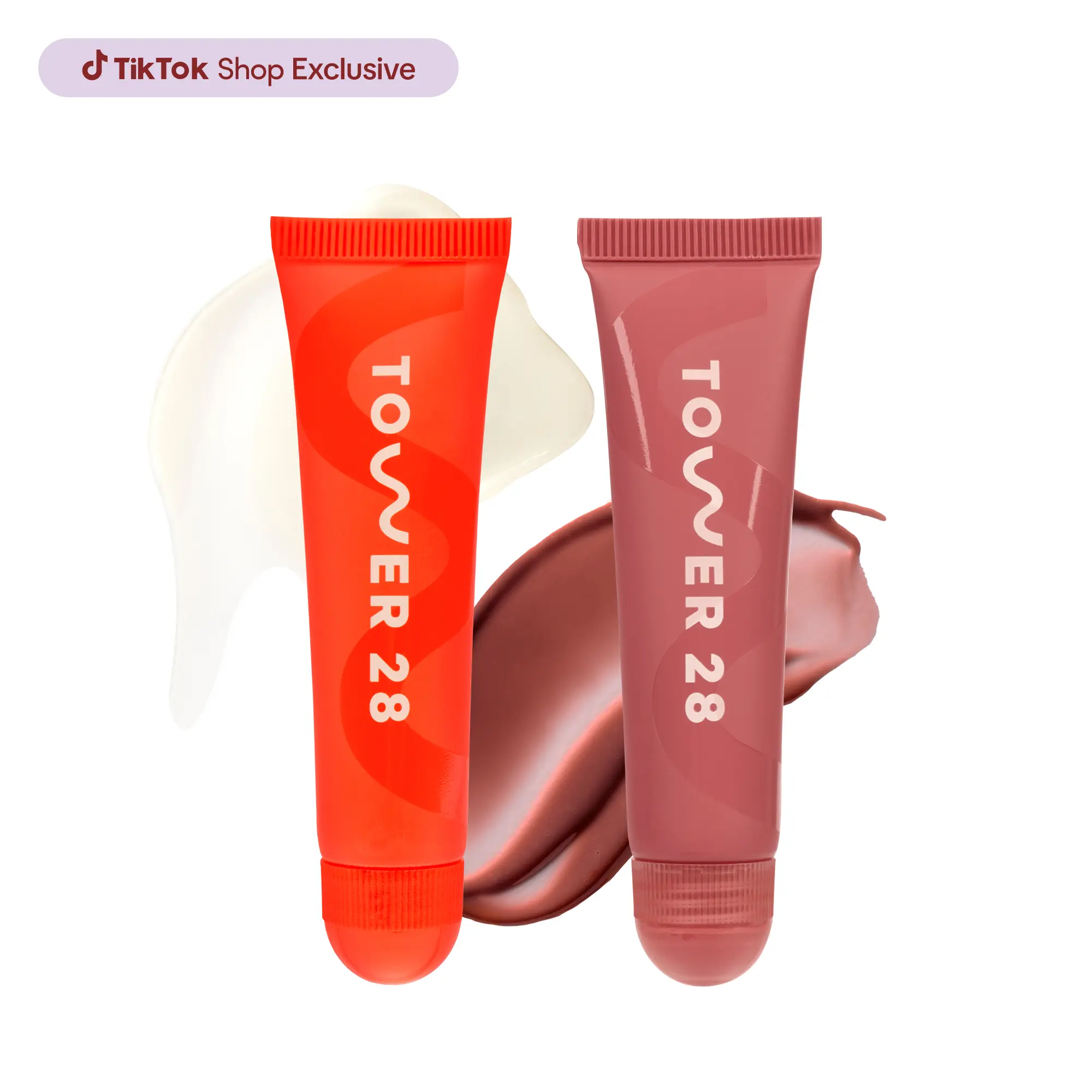 Tower 28 LipSoftie Duo - Build Your Bundle (2 LipSoftie Lip Treatments), Soft-Shine Finish, Hydrating Lip Balm Heals and Repairs Chapped Lips - Clean, Vegan, Cruelty Free Skincare