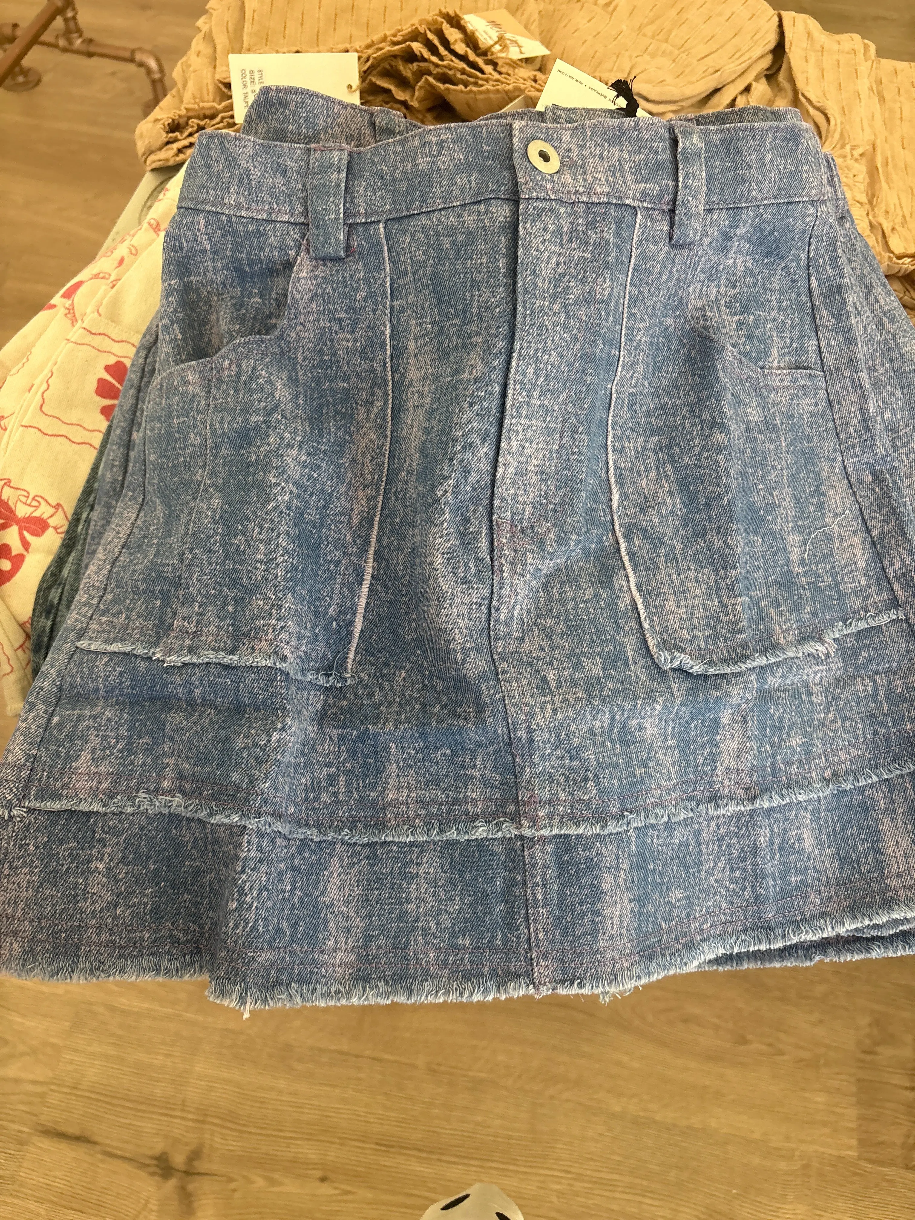 Lilac  mini skirt