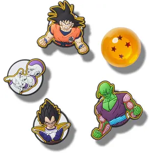 Crocs Jibbitz Dragon Ball Z Anime Shoe Charms 5-Pack