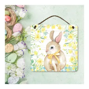Courtside Market Easter Bunny Yellow & Green 15x15 Artboard wi