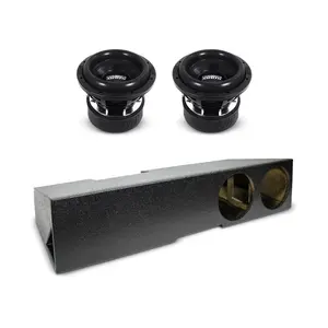 (2) Sundown Audio SA8 v3 & Chevy Crew Cab 19-25 Dual 8" Subwoofer Box Combo