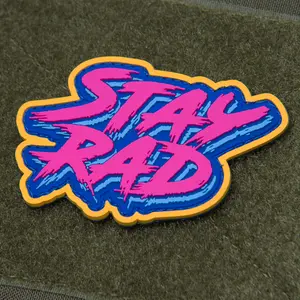 Stay Rad Text PVC
