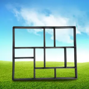 Garden DIY Plastic Path Maker Mold Road Paving Cement Mould Brick Stone