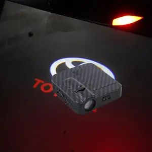 2PCS for Toyota RAV4 Camry Corolla Tacoma Tundra Sienna 4Runner Car Door Welcome Light Logo Projector Lamp Laser Light New Crystal City