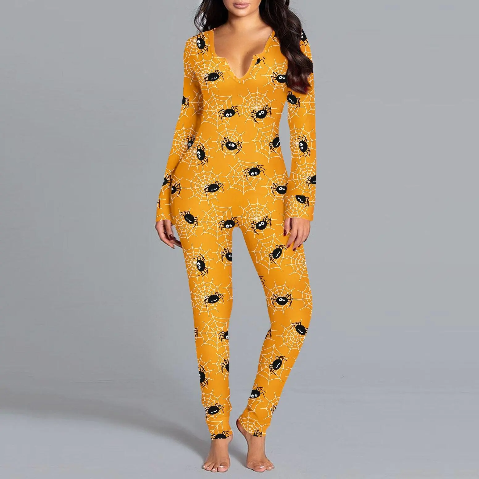 Women's Fashion Casual Digital Printing Jumpsuit