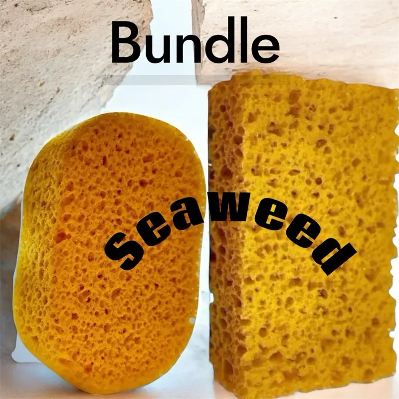 Bath Sponge Bundle,  Exfoliating Shower Scrubber, Personal Bathing Accessories for Beauty & Body Care