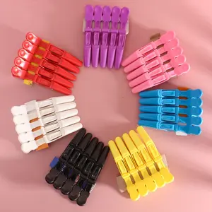5 Piece Professional Hair Straightening and Dyeing Crocodile Clips, Essential Hair Accessories for Salon and DIY Styling, Alligator Hair Clips