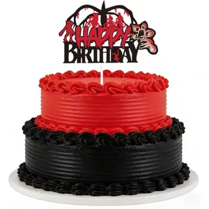TV Series Role Happy Birthday Cake Toppers Horror Theme Cake Decorations Perfect for Birthday Parties Themed Parties and Holiday Celebrations