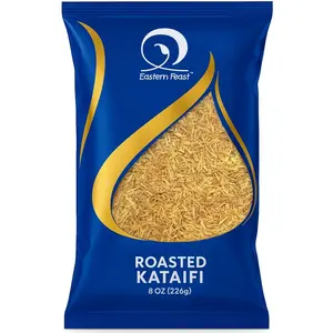 Eastern Feast Dubai Chocolate Crispy Kataifi – Ready to Eat Shredded Kunafa Dough, As Seen on TikTok, Authentic Middle Eastern Dessert Ingredient, Made in USA, 8oz / 16oz