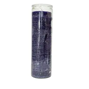 Candles Purple 3 or 7-Day Candle for Transmutation Wisdom & Spiritual Awakening Veladora Color Morado for Emotional Healing & Meditation Practices Decor Light