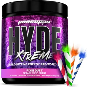 Hyde Xtreme pre workout Powder Energy Drink - Intense Sustained Energy, Pumps & Focus with Beta Alanine, Creatine & Nitrosigine Supplement Fitness Healthcare Edible