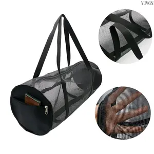 Large Capacity Sports Storage Bag, Durable Solid PVC Backpack for Basketball Soccer Yoga Fitness Training