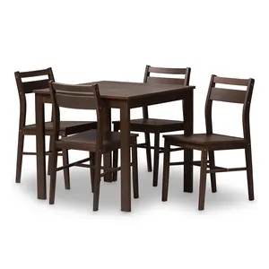 Baxton Studio Lovy Modern and Contemporary 5-Piece Dining Set