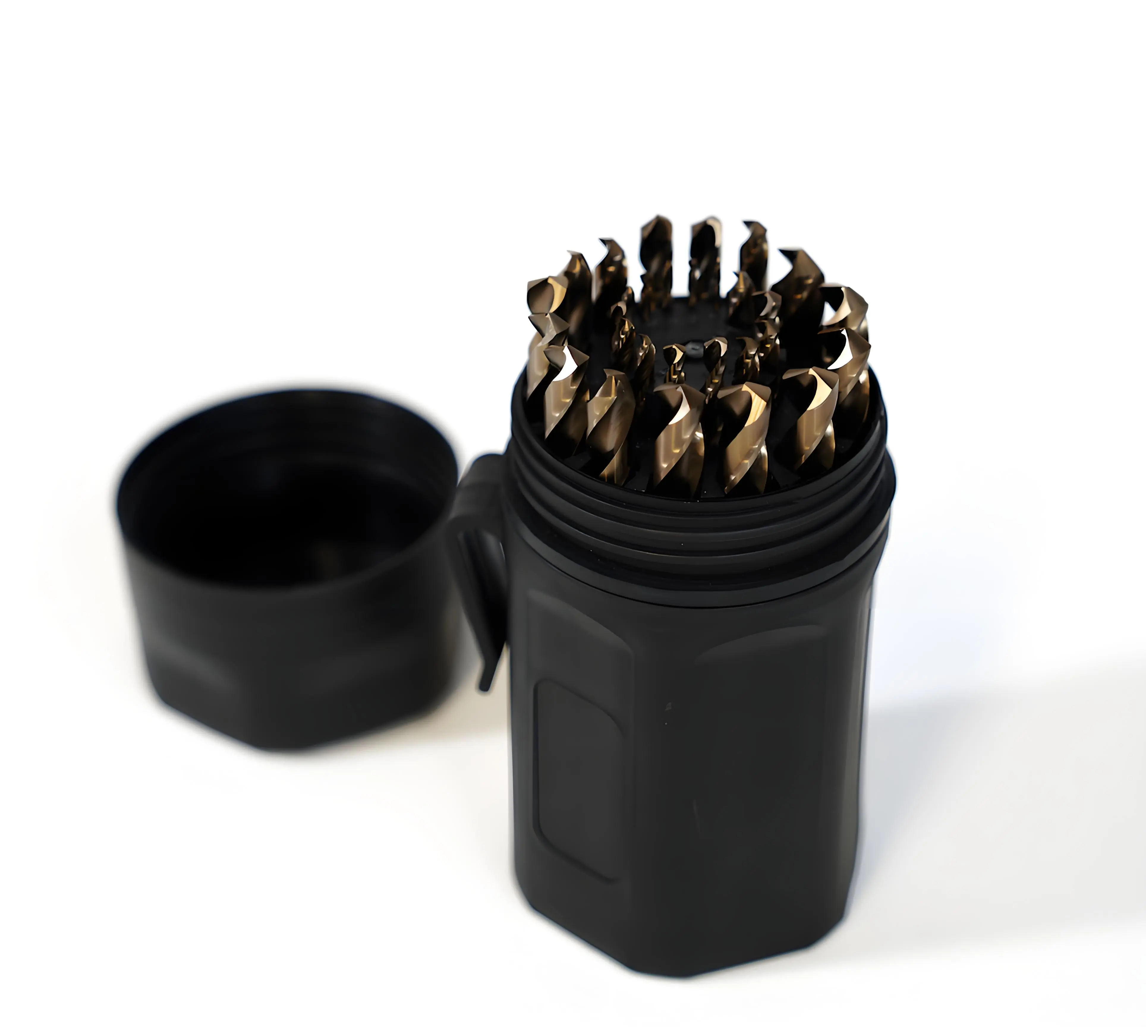 NEW-29-Piece  Cobalt Drill Bit set Kit, High-Speed SAE Twist Drill Bits, 1/16"-1/2" Sizes, Interchangeable Blades for Stainless Steel, Iron, M35 Cobalt Drill Bit Sets