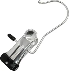 oot Hanging Clips Hooks - 10Pcs Boot Hangers Laundry Clips Stainless Steel Clothes Pins for Drying Sock (Black)