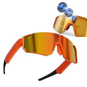 AI Sports Smart Sunglasses with Camera, 8MP HD Video Recording Glasses with Camera, Build-in Storage(No SD Card Needed), Wearable Tech Bluetooth Sunglasses for Outdoor Sports Cycling/Skiing/Baseball