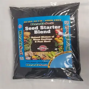 212 MAIN Readi Soil RSSS-8 8 qt. 100% Organic Worm Castings Seed Starting Mix, Natural Peat Moss Plant Rooting Blend, Organic Potting Soil Substrate