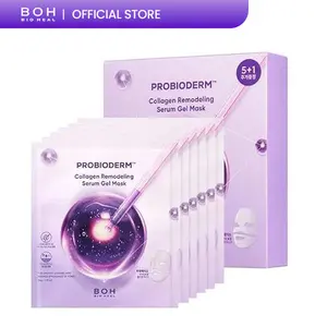 BIOHEAL BOH PROBIODERM™ Collagen Remodeling Serum Gel Mask (6ea X 34g) | Hydrogel Mask with Collagen Capsules for Firmness & Pore Refinement | Hydrating Facial Mask for Smoother Skin Hydrate Moisturizer