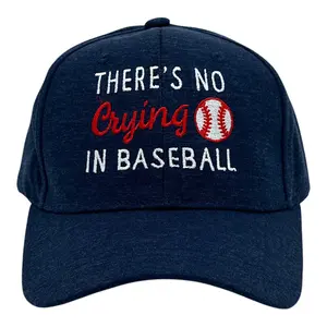 Theres No Crying In Baseball Hat Funny Sarcastic Graphic Novelty Cap Funny Hats Sarcastic Funny Baseball Novelty Caps for Men Navy - No Standard Theres No Crying In Baseball Hat Funny Sarcastic Graphic Novelty Cap Funny Hats Sarcastic Funny Baseball Novelty Caps for Men Navy - No Standard