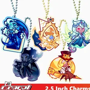 Cookie Run  Colored Acrylic Keychains Gifts for fans