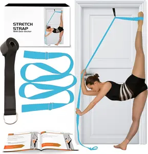 Stretching Strap With Door Anchor - Stretching Equipment to Improve  Flexibility - Splits Trainer For  Ideal In Ballet, Dance, Cheerleading, Taekwondo, Yoga, Pole Dancing & Gymnastics
