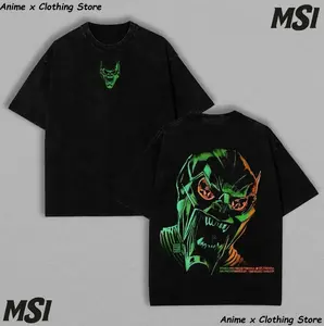 Green Goblin Oversized T-Shirt | Vintage Washed MCU Villain Streetwear | Y2K Aesthetic Graphic Tee | Unisex Heavy Cotton Movie Apparel USA Gift WKQ