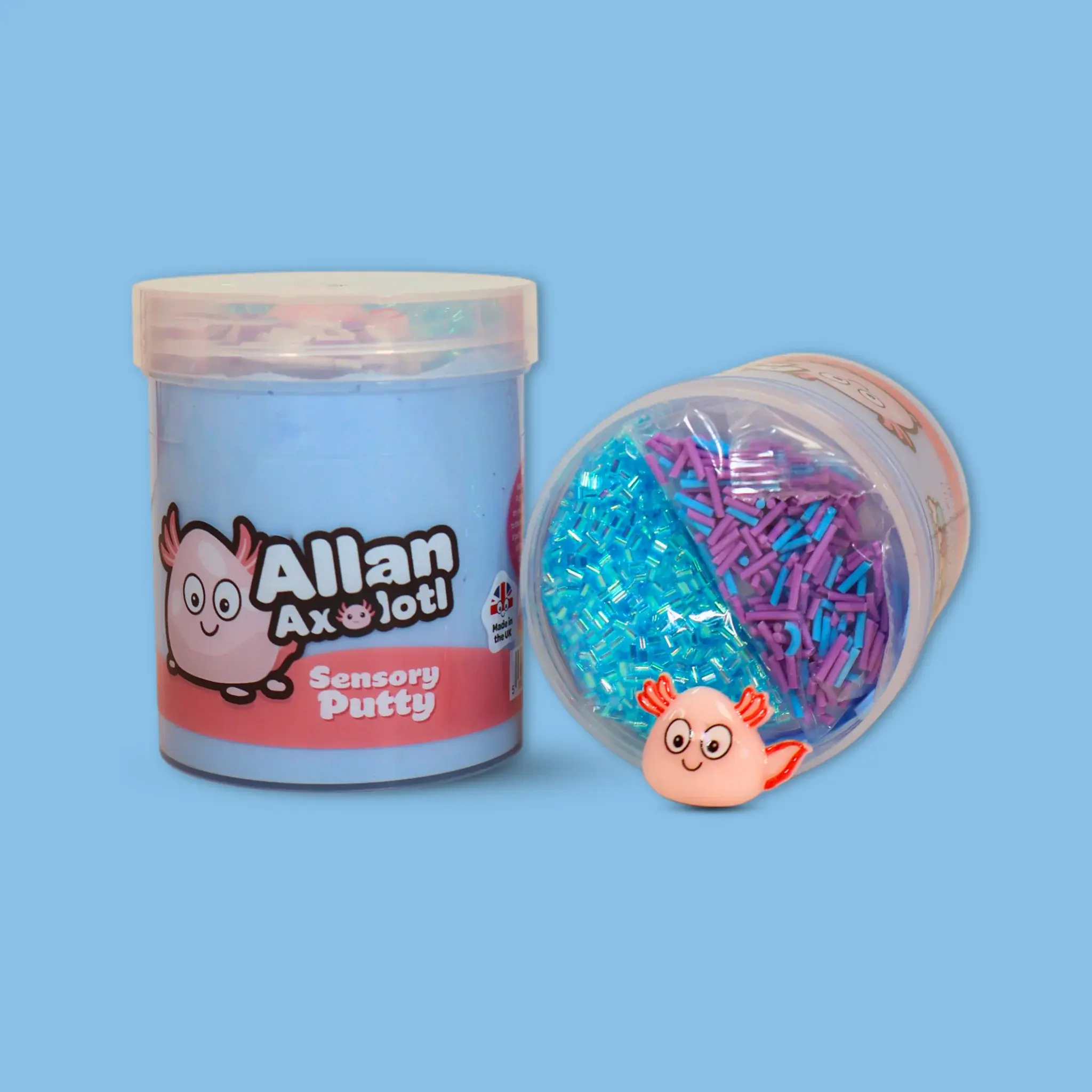 Allan Axolotl - Mint Scented - Sensory Putty - Scented Squishy Sensory Putty - Butterslime Texture for Anxiety, Focus, adhd, Stress Relief & Focus for All Ages - Ages 5+