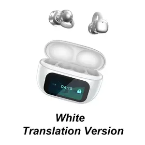 2026 HOT SALE Ear Clip-on Smart Color Screen Intelligent Translation Headset