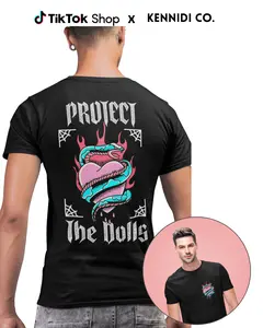 Protect the Dolls- Pro Trans T-shirt Cotton Fabric Comfortable Womenswear unisex short Tshirt Streetwear Casual