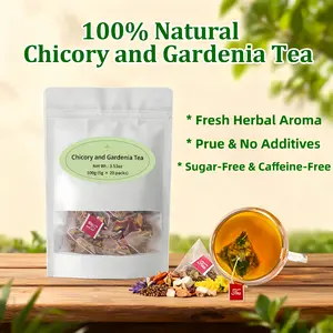 Chicory and Gardenia Herbal Tea 20 Bags – Traditional Natural Herbal Formula - Supports Joint Wellness, Mobility & Seasonal Comfort, Convenient Tea Bags for Daily Balance